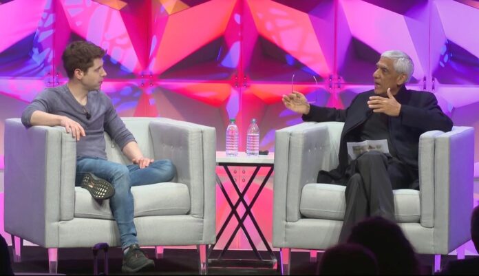 AI अर्थव्यवस्था और टैक्स सुधार पर सैम ऑल्टमैन और विनोद खोसला का विजन।