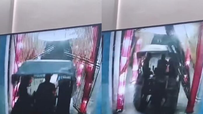 शाहजहांपुर का पति न्योता न मिलने पर शादी हॉल में ट्रैक्टर दौड़ाया